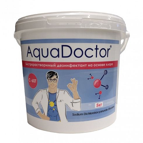 AquaDoctor C-60T 5 кг - таблетки для дезинфекции хлором
