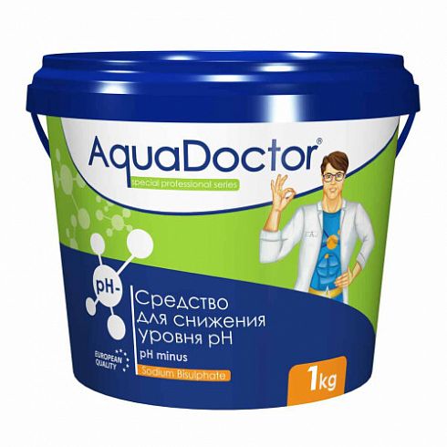 AquaDoctor pH Minus 1 кг -  гранулы для понижения уровня ph воды
