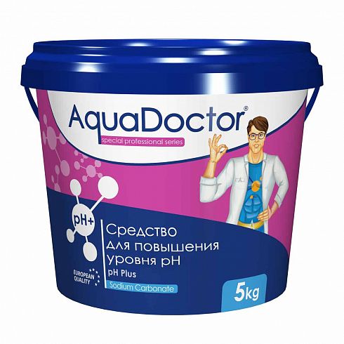 AquaDoctor pH Plus 5 кг - гранулы для повышения уровня ph воды
